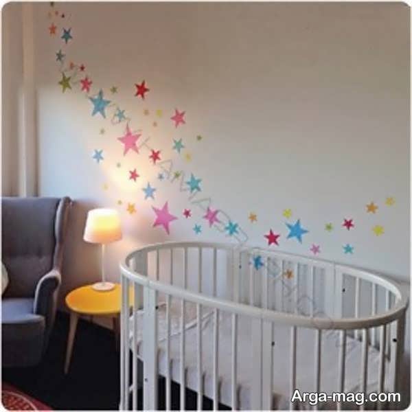 مدل ستاره استیکر اتاق کودک