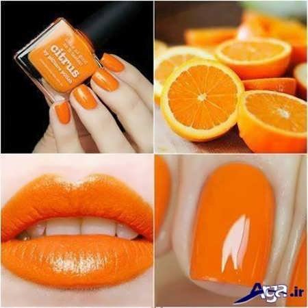 رژ لب پرتقالی 