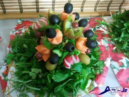 سبزی آرایی با هویج 