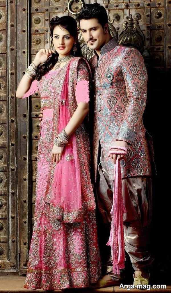 مدلی جذاب از لباس عروسی هندی 