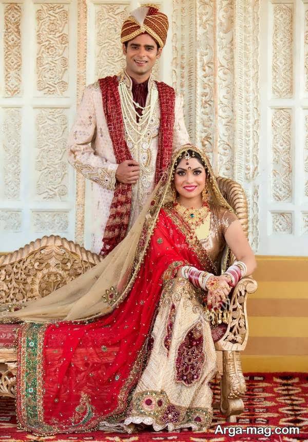 مدلی دوست داشتنی از لباس عروسی هندی 