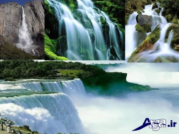 عکس آبشارهای مختلف