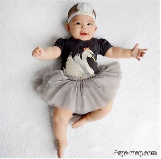 لباس نوزاد دختر با طرح به روز