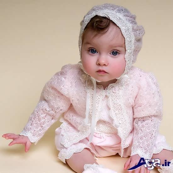 لباس نوزاد دختر با کلاه