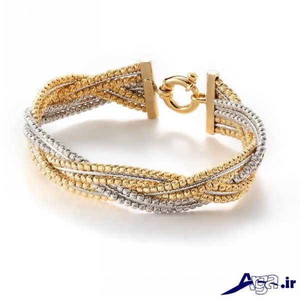مدل دستبند طلا سفید