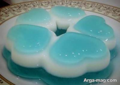 ژله با شیر خوشمزه