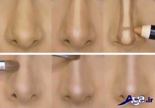 آموزش گریم کردن بینی