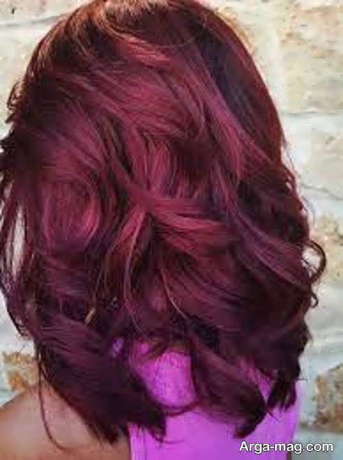 مدل رنگ موی ماهگونی 