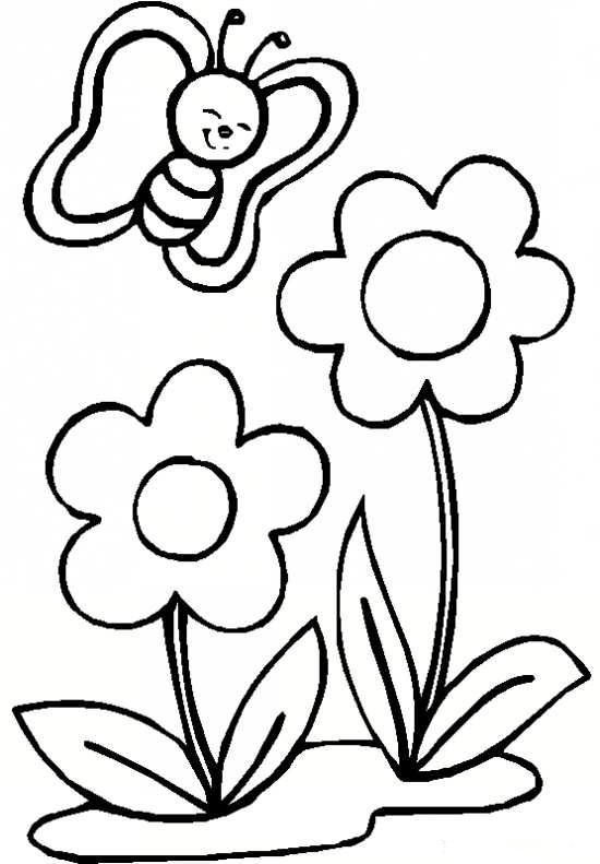 مدل نقاشی گل کودکانه