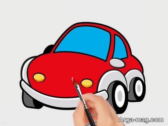 ساده ترین نقاشی ماشین