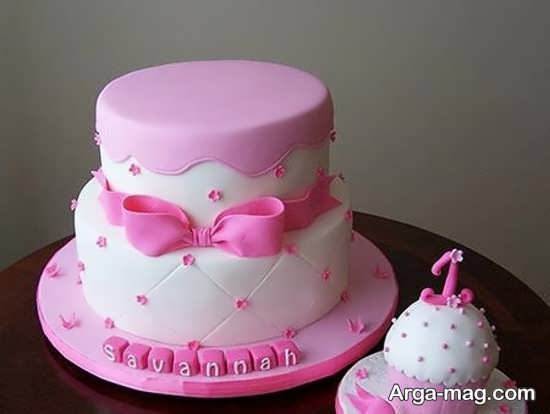 تزیینات کیک تولد دخترانه خانگی