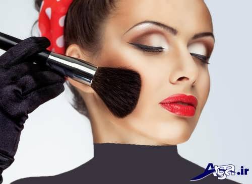 زدن رژگونه 