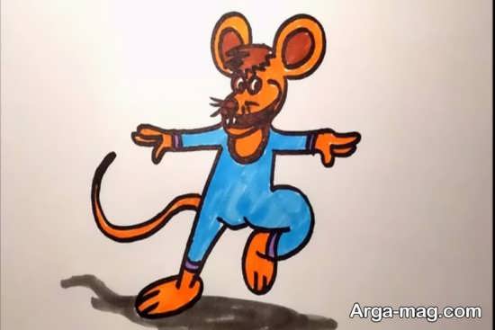 رنگ آمیزی و نقاشی موش