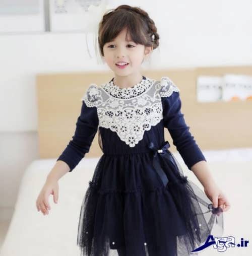 مدل پیراهن کره ای برای دختر بچه ها