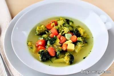 آموزش تهیه سوپ سبزیجات رژیمی