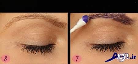 زدن واریاسیون بنفش بر روی ابرو