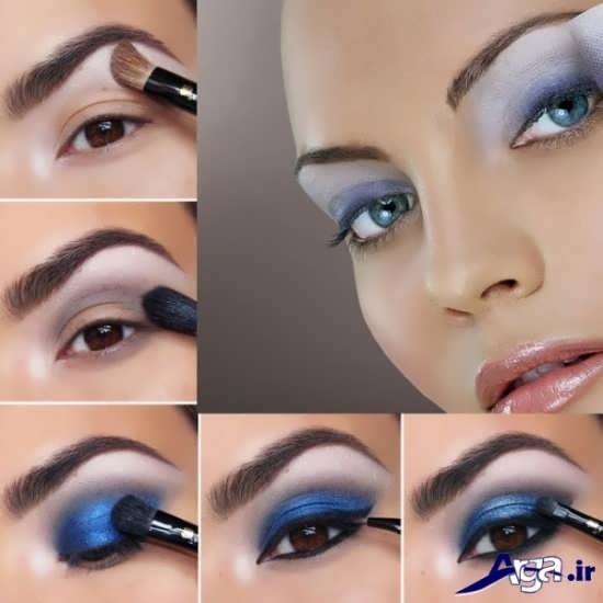 مراحل میکاپ چشم برای عروس 