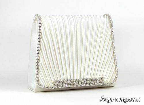 مدل کیف سفید برای عروس 