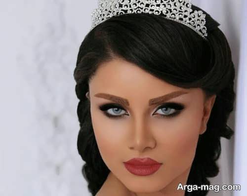 جدیدترین آرایش عروس خلیجی