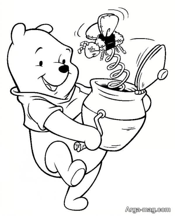 نقاشی خرس انیمیشنی