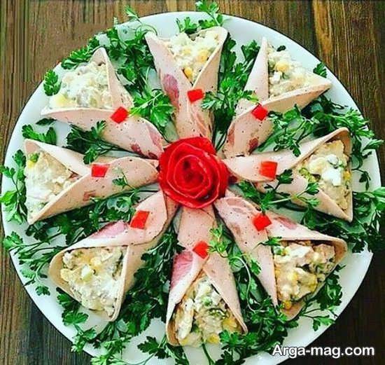 تزیینات سالاد مجلسی