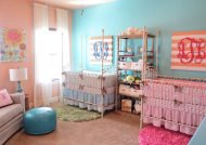دکوراسیون اتاق نوزاد دوقلو با طراحی مدرن و زیبا