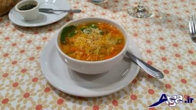 سوپ سبزیجات ایتالیایی 