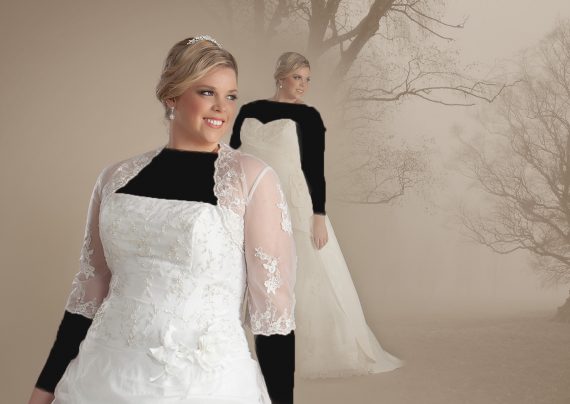 مدل لباس عروس برای افراد چاق با طرح های زیبا و شیک