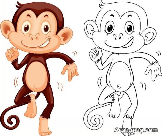 باحال ترین نقاشی میمون