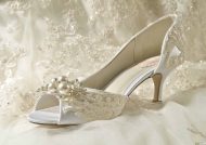 مدل کفش عروس پاشنه کوتاه