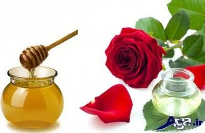 ماسک طبیعی و معجزه آسا گلاب و عسل 