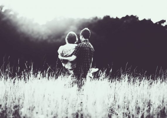 عکس عاشقانه سیاه سفید