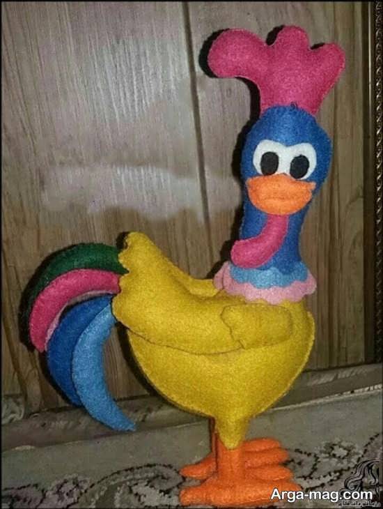 خلاقیت ساخت خروس زیبا