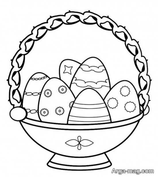 نقاشیهای تخم مرغ برای عید نوروز