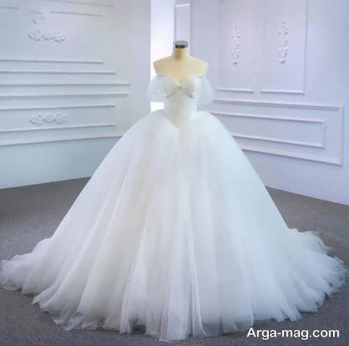 مدل دیدنی لباس عروس پفی