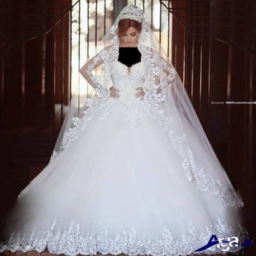 مدل زیبا و متفاوت لباس عروس 