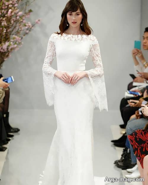 مدل جدید لباس عروس آستین کلوش
