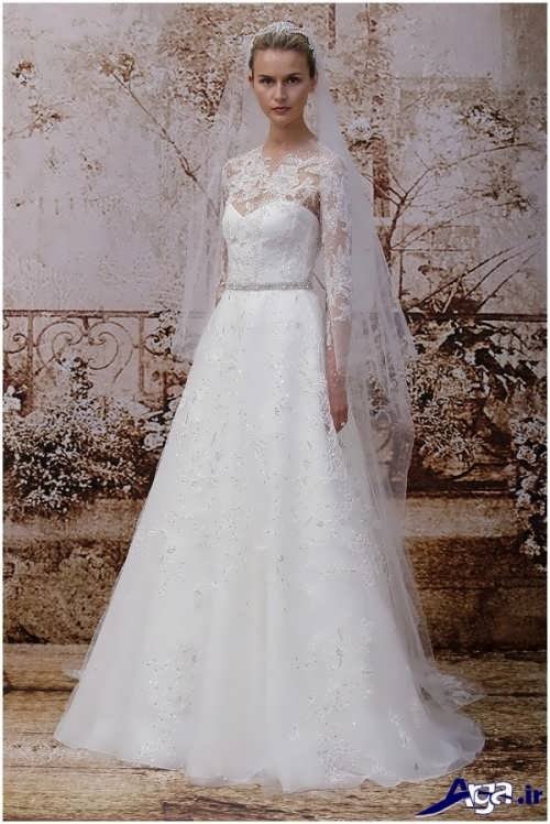 مدل لباس عروس فرانسوی شیک و جذاب برای عروس خانم های ایرانی