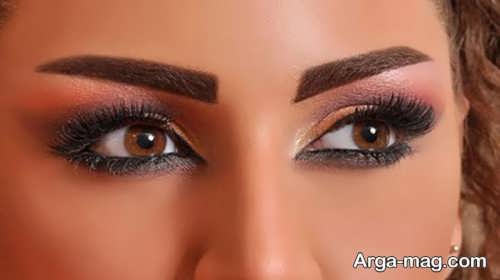 مدل زیبای ابروی هاشور