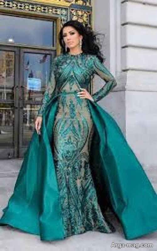 مدل لباس مجلسی عربی دخترانه