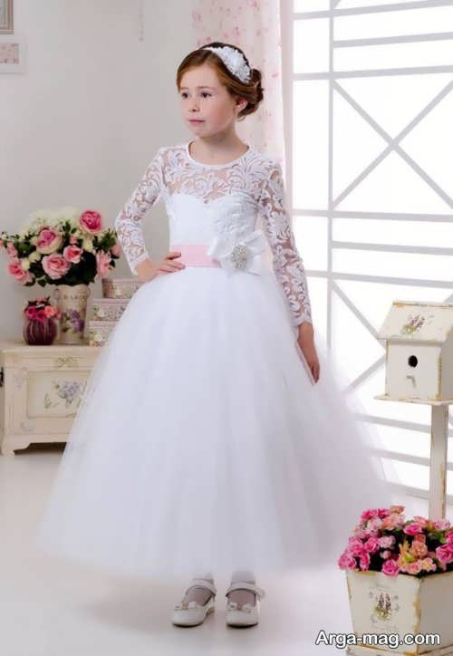لباس عروس پرنسسی دختران با طراحی جدید