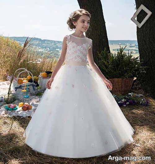 لباس عروس دخترانه پرنسسی قشنگ