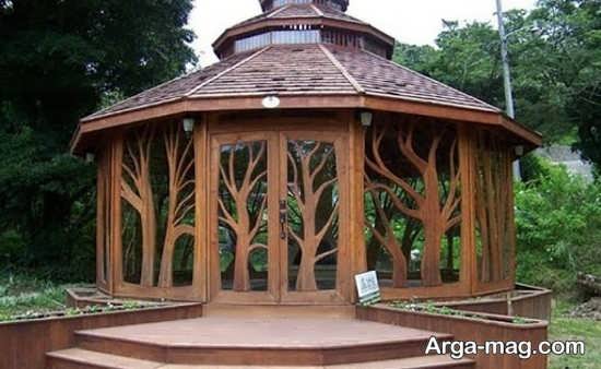 کلبه چوبی مدرن