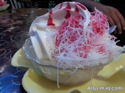 تهیه فالوده کرمانی