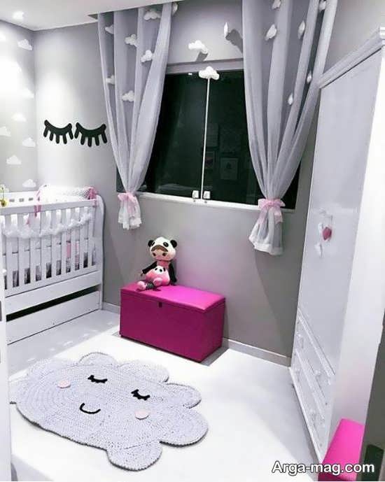 دیزاین اتاق نوزاد دختر