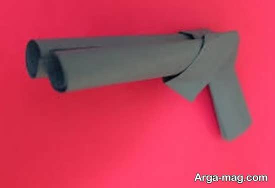 مدل منحصر به فرد ساخت تفنگ با مقوا