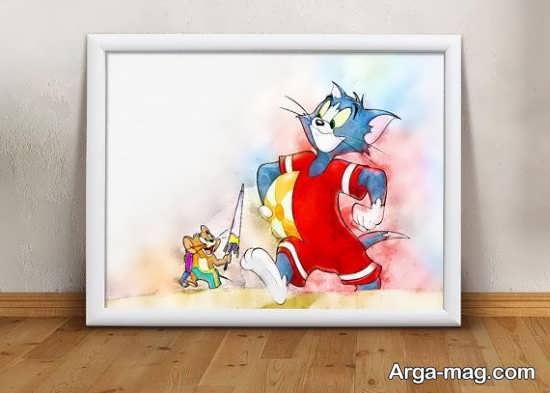نقاشی جدید موش و گربه