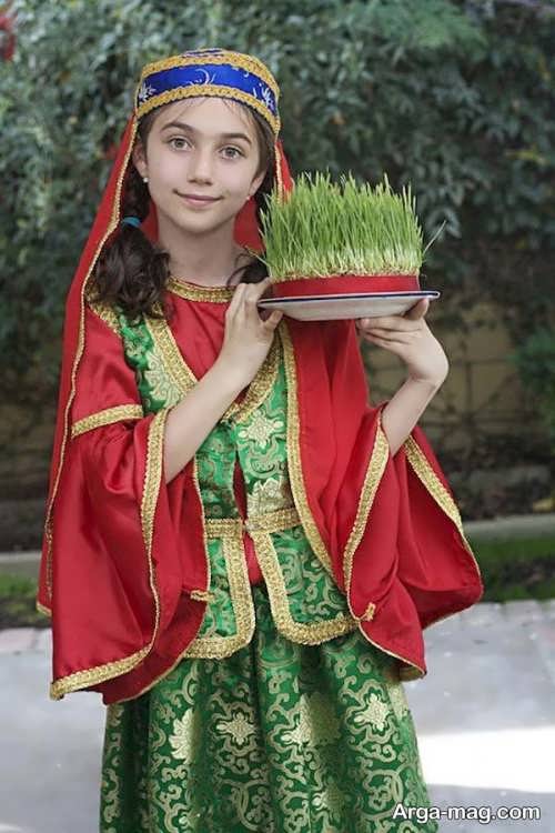 لباس سنتی بچه گانه با طراحی جدید