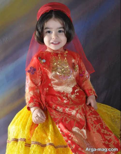 لباس سنتی بچه گانه با طراحی بی نظیر
