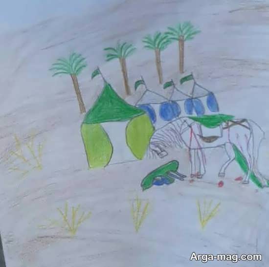 نقاشی محرمی کودکانه